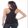 2 Pack Zenana Women's Basic Ribbed Tank Top Med Black, N Pink view 4