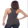 2 Pack Zenana Women's Basic Ribbed Tank Top,Charcoal, Red,Medium view 2