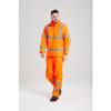 Portwest Hi-Vis Rain Trousers Viz Work Cargo Work Pants Reflective Waterproof Rain ANSI E, Orange, X Large view 2