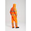 Portwest Hi-Vis Rain Trousers Viz Work Cargo Work Pants Reflective Waterproof Rain ANSI E, Orange, X Large view 4