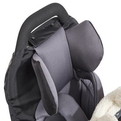 Vaude Uni Head Support Shuttle Headrest, Anthracite, One Size