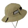 Big Size Brushed Canvas Washed Fisherman Hat - Khaki XL-2XL view 3