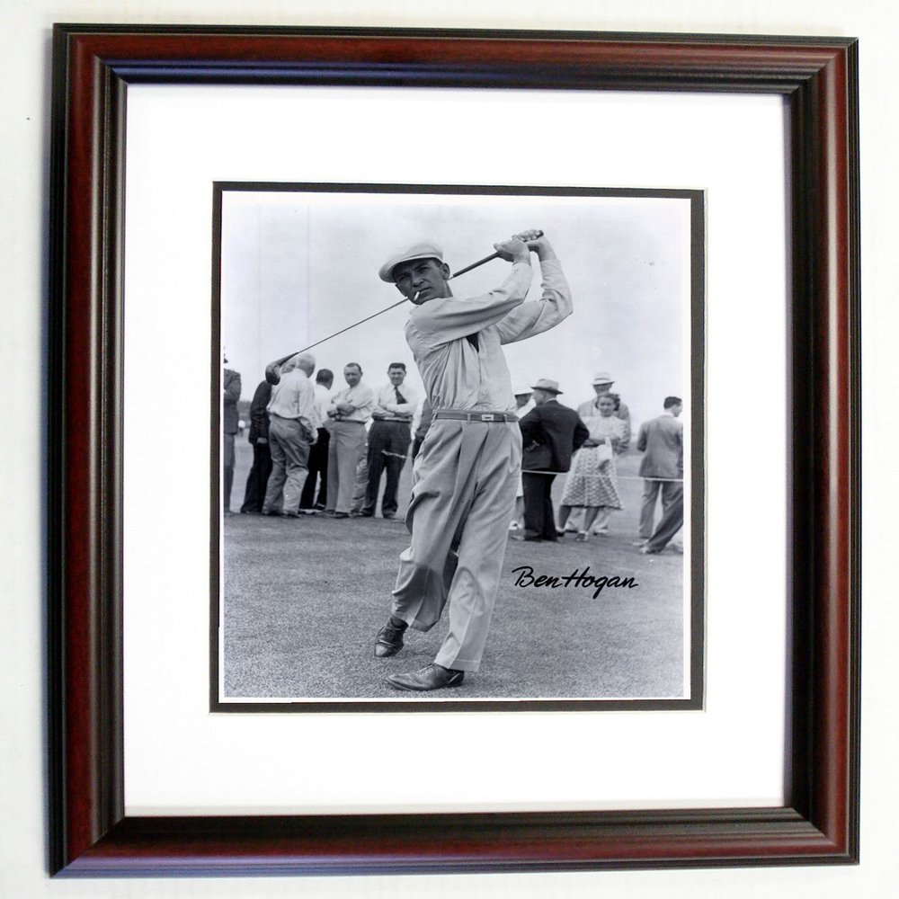 Ben Hogan 8x10 Photo in an 11x14 Cherry Frame #2