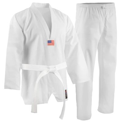 Pro Force 5oz Ultra Lightweight 5oz TKD Uniform (with Flag) - 5