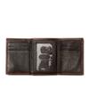 ARIAT Men's Trifold Wallet, Oil Tan Dark Copper Leather, Brand Concho, Multiple Slots view 2
