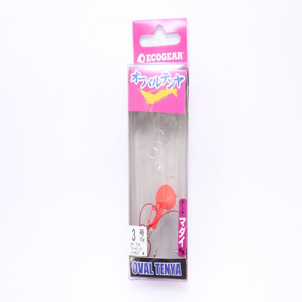 Ecogear 1117 Oval Tenya No. 3, T14, Matte Pink