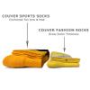 COUVER Bright Blue/Black Strip on Light Sky Blue Knee High Sports/Baseball Socks, Medium view 4