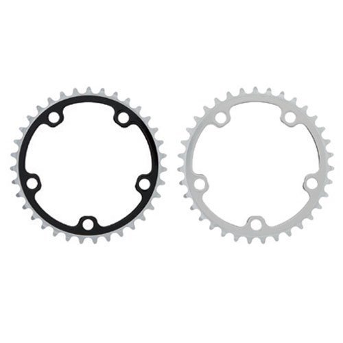 DIXNA V23P026 La Crank Chainring, Inner, Compatible with 10/11 Tiers, Color/Teeth, Silver, 37T, Silver