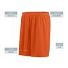 Augusta Sportswear Men's Octane Shorts : 100% Polyester, Moisture-Wicking Gym Shorts for Men, 7" Inseam, Tag-Free 9E Orange view 3
