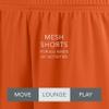 Augusta Sportswear Men's Octane Shorts : 100% Polyester, Moisture-Wicking Gym Shorts for Men, 7" Inseam, Tag-Free 9E Orange view 4