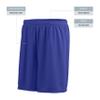 Augusta Sportswear Boys Octane Shorts Purple view 3