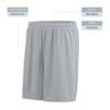 Augusta Sportswear Boys Octane Shorts Silver Grey view 3