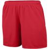 Augusta Sportswear Mens Training Short with Pockets, Red, X-Large view 1