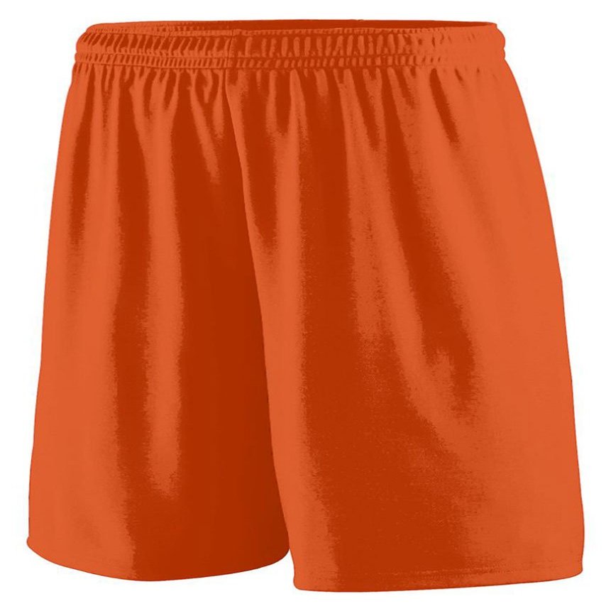 Augusta Sportswear Mens Training Shorts, Orange, Small US