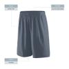 Augusta Sportswear Youth Training Shorts: 9-Inch Inseam for Teens, Athletic Workout Gym Clothes, Graphite, Large view 4