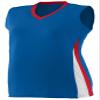 Augusta Sportswear Girls' 1356, Royal/Red/White, Medium view 1