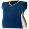 Augusta Sportswear Girls' 1356, Navy/Gold/White, Large view 1