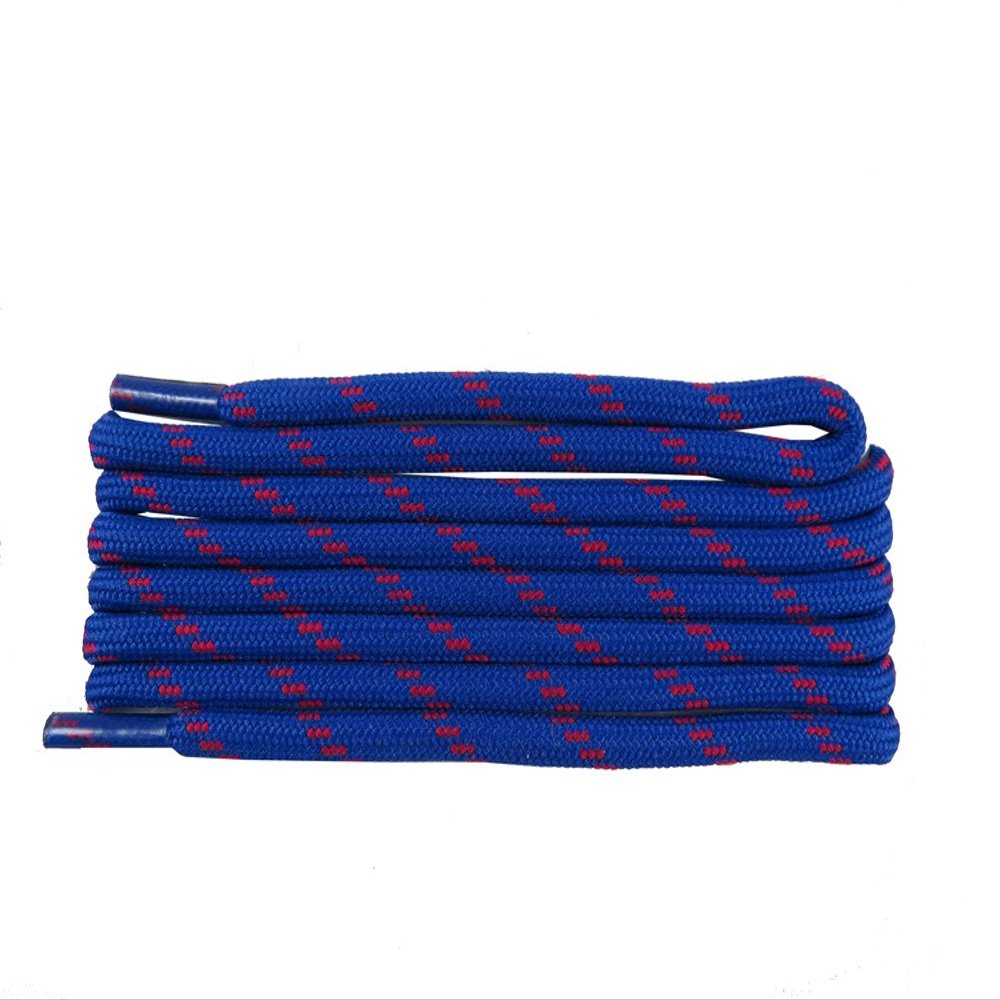 45INCH Dual Tone Round Shoe Lace Strings Fits All Shoes 2Pairs Pack-Blue and Red