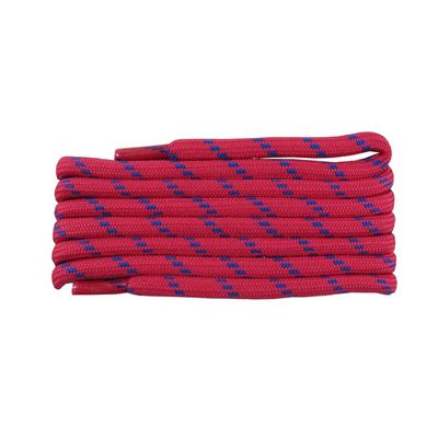 55INCH Dual Tone Round Shoe Lace Strings Fits All Shoes 2Pairs Pack-Hot Pink and Blue