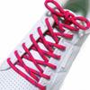 55INCH Dual Tone Round Shoe Lace Strings Fits All Shoes 2Pairs Pack-Hot Pink and Blue view 2