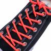 55INCH Dual Tone Round Shoe Lace Strings Fits All Shoes 2Pairs Pack-Neon Orange and Neon Yellow view 2