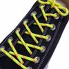 45INCH Dual Tone Round Shoe Lace Strings Fits All Shoes 2Pairs Pack-Neon Yellow and Neon Pink view 2