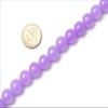 10mm Round Gemstone Purple Jade Beads Strand 15 Inches Jewelry Making Beads view 1