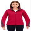 North End Escape Ladies Bonded Fleece Jacket. 78649 - Small - Olympic Blue / Black Silk view 2
