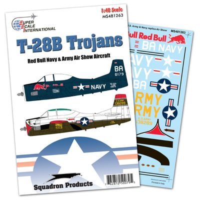 Superscale USA T-28B Trojans Navy and Army Show Birds Decals