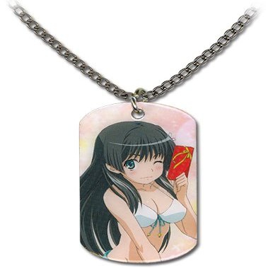 A Certain Scientific Railgun Saten Swimwear Dog Tag Style Necklace