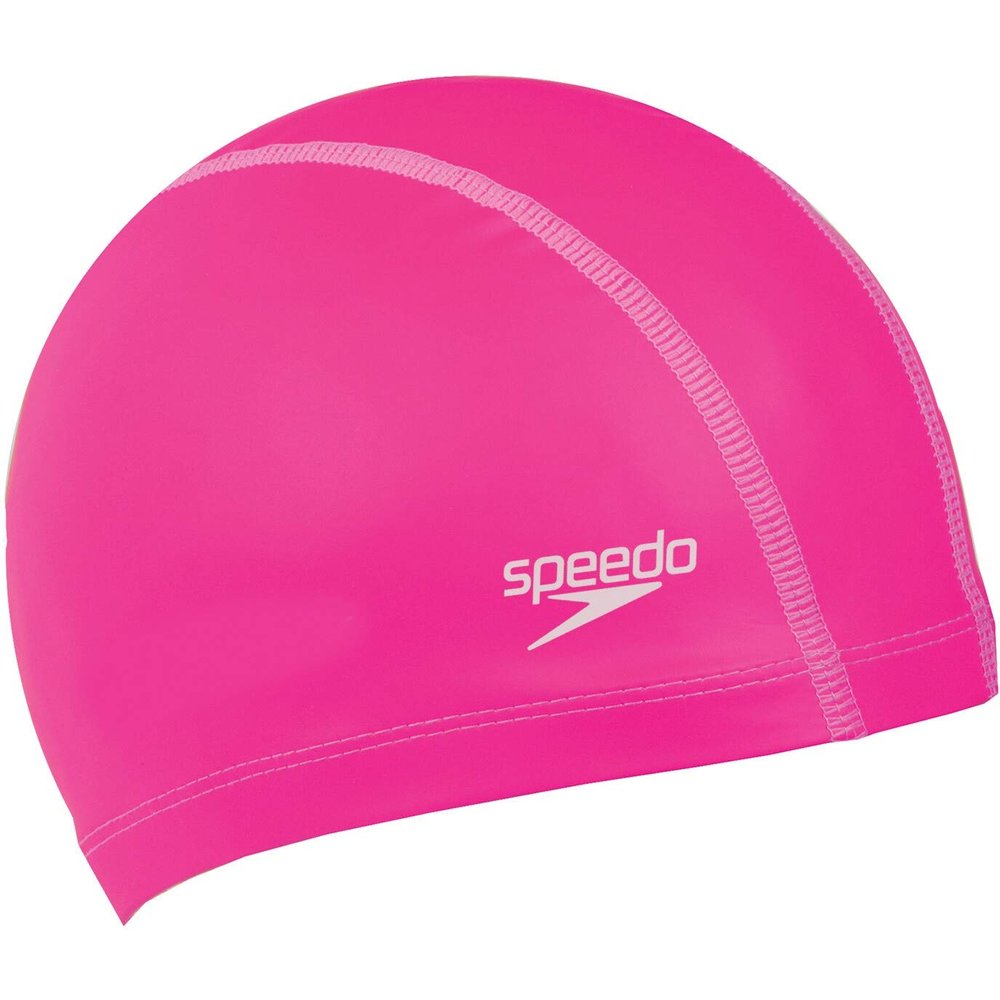 Speedo Unisex-Adult Pace Swimming Cap | Comfort Fit, Pink, One Size