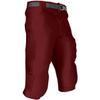 CHAMPRO Youth Slotted Dazzle Football Pant Maroon YTH 3XL view 1
