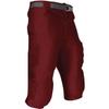 CHAMPRO Youth Slotted Dazzle Football Pant Maroon YTH 3XL view 2