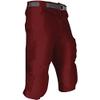 CHAMPRO Youth Slotted Dazzle Football Pant Maroon YTH 3XL view 3