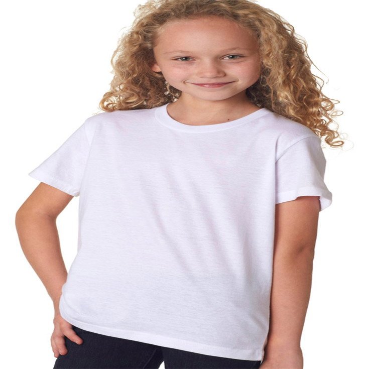 BELLA+CANVAS Youth Jersey Short-Sleeve T-Shirt M White