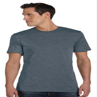 Bella Canvas Men's Short Sleeve Tee, Heather Slate, Small