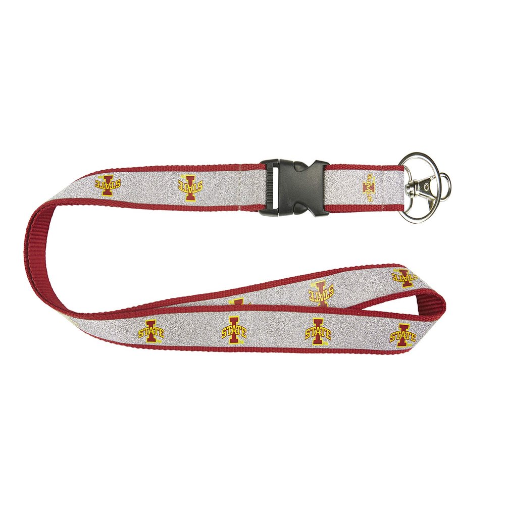 Aminco NCAA Iowa State Cyclones Sparkle Lanyard