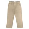 Buyless Fashion Boys Pants Flat Front Soft Cotton Casual Regular Fit Straight - 21S1824-BEG-2 Beige