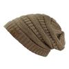 C.C Trendy Warm Chunky Soft Stretch Cable Knit Beanie Skully, Taupe view 1