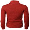 H2H Men Dress Sweater Long Sleeve V Neck Pullover Knitted Sweater Fall Winter RED US L/Asia XL (KMOSWL036) view 4