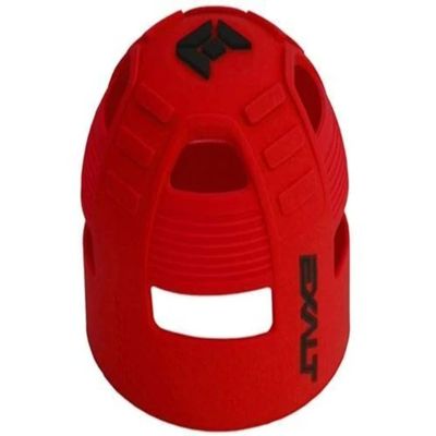 Exalt Paintball Tank Grip - 45-88ci - Red/Black