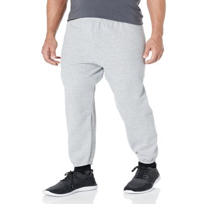 Jerzees Men's Fleece Sweatpants, Light Grey Heather, XXX-Large, 3X-Large