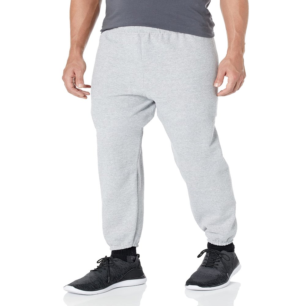 Jerzees Men's Fleece Sweatpants, Light Grey Heather, XXX-Large, 3X-Large