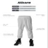 Alleson Athletic Mens Pull-On Baseball Pant, Grey, Large view 2