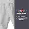 Alleson Athletic Mens Pull-On Baseball Pant, Grey, Large view 3