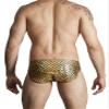 Gary Majdell Sport Mens Gold Mermaid Print Contour Pouch Bikini Swimsuit X-Large view 3