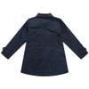 Richie House Girl's Double-Breasted Coat with Lapel Collar RH1668-1/2 Navy view 2