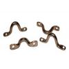 Aurora Stainless Bimini top Pad Eye footman's Loop 8mm Heavy Duty view 1