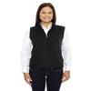Ash City Women's Journey Ladies' Core 365 Fleece Vest, 3X, Black view 1