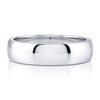 BERRICLE Sterling Silver Wedding Rings Band for Unisex, Rhodium Plated view 2